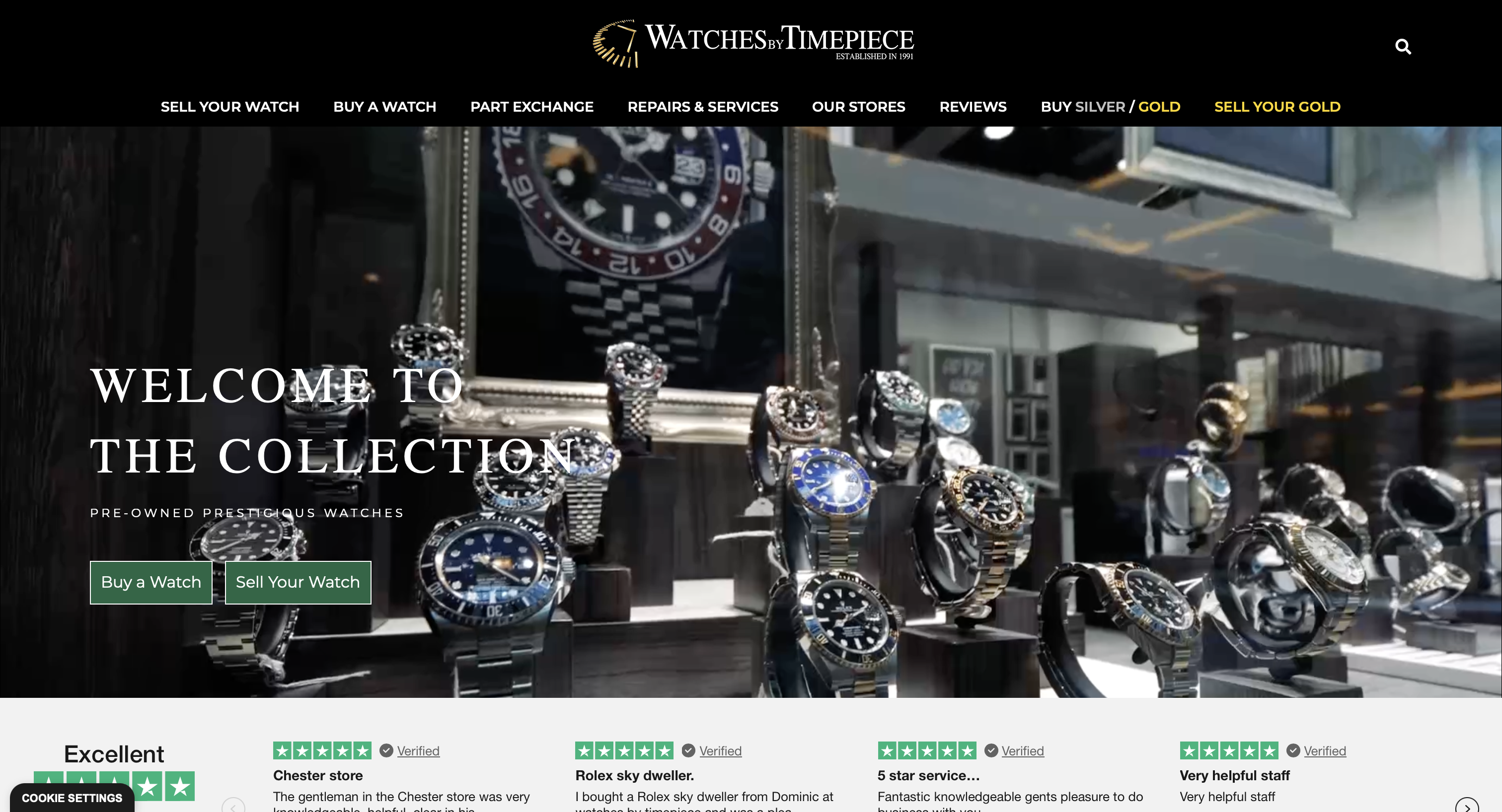 Watches by Timepiece